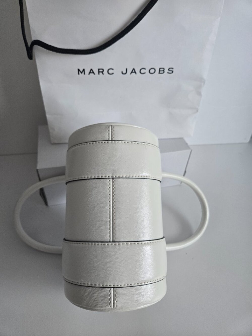 Marc Jacobs Barrel Bag Crossbody White Handbag - Picture 10 of 10